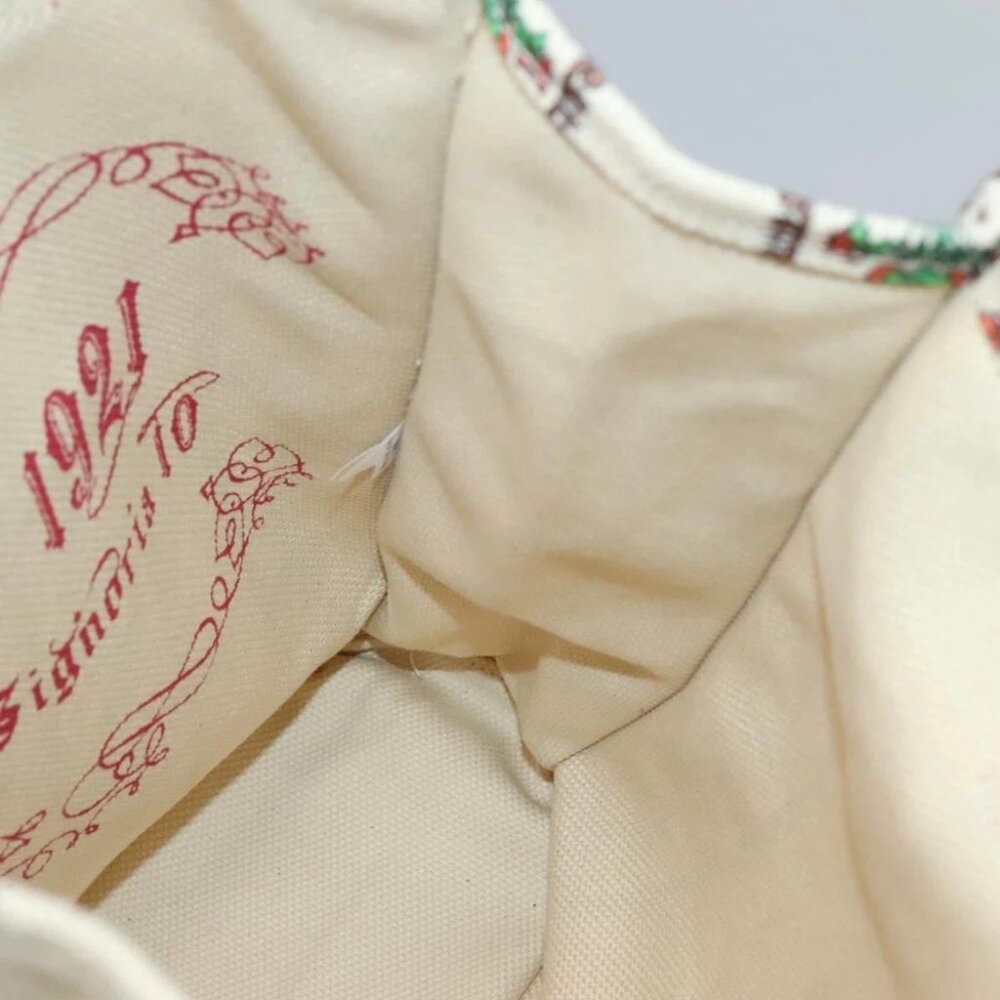GUCCI Gucci Garden Boutique Tote Bag Canvas Beige - Picture 11 of 14